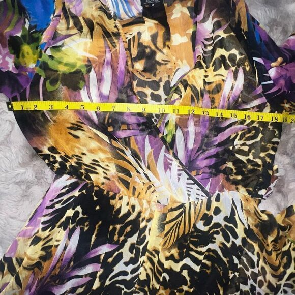 Spy Zone Exchange Tropical Lepard Dress, Y2K ,Medíum - Picture 9 of 14